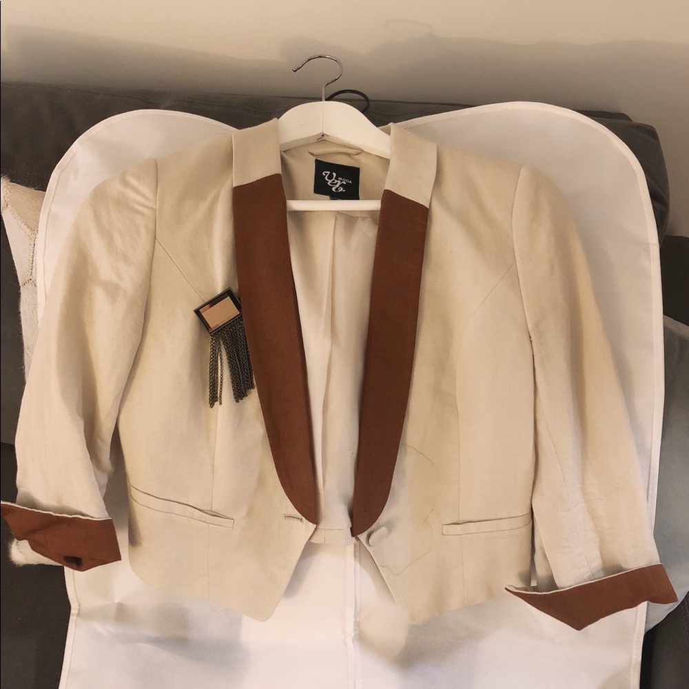 Vero Moda linen Blazer size S